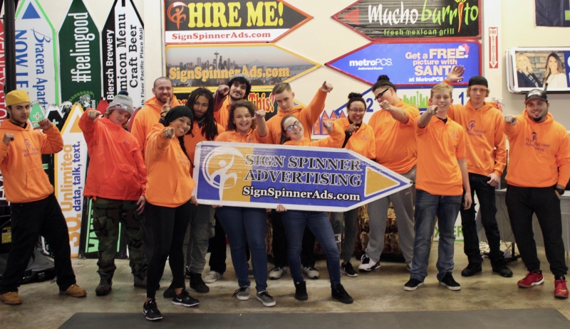 Sign Spinners in Florida, Miami, Fort Lauderdale, Fort Myers, Naples, Orlando, Tampa, West Palm Beach