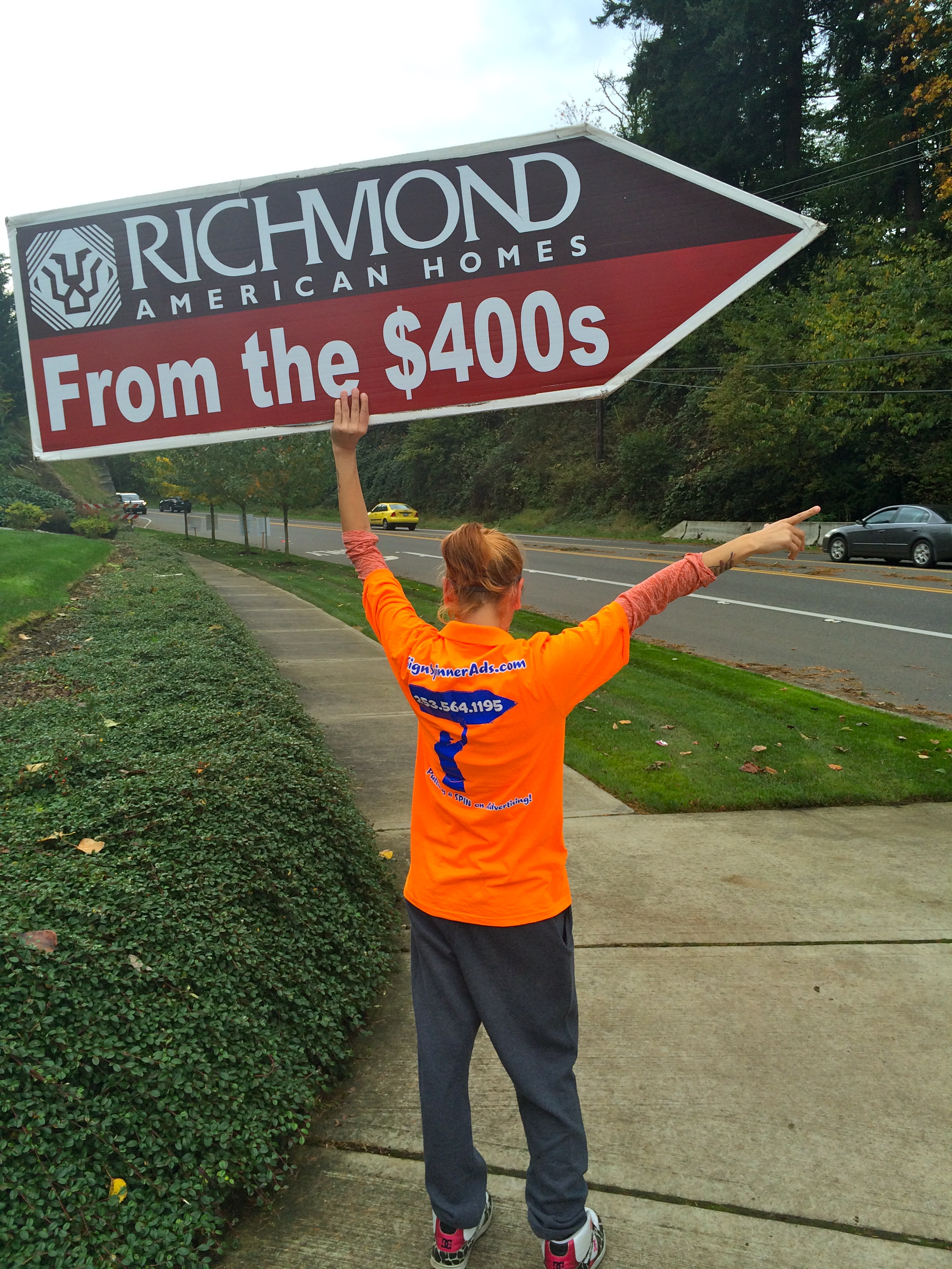 Best Sign Spinner and Sign Spinners in Seattle | Portland | Portland | Los Angeles | Bellevue | Pierce County .JPG