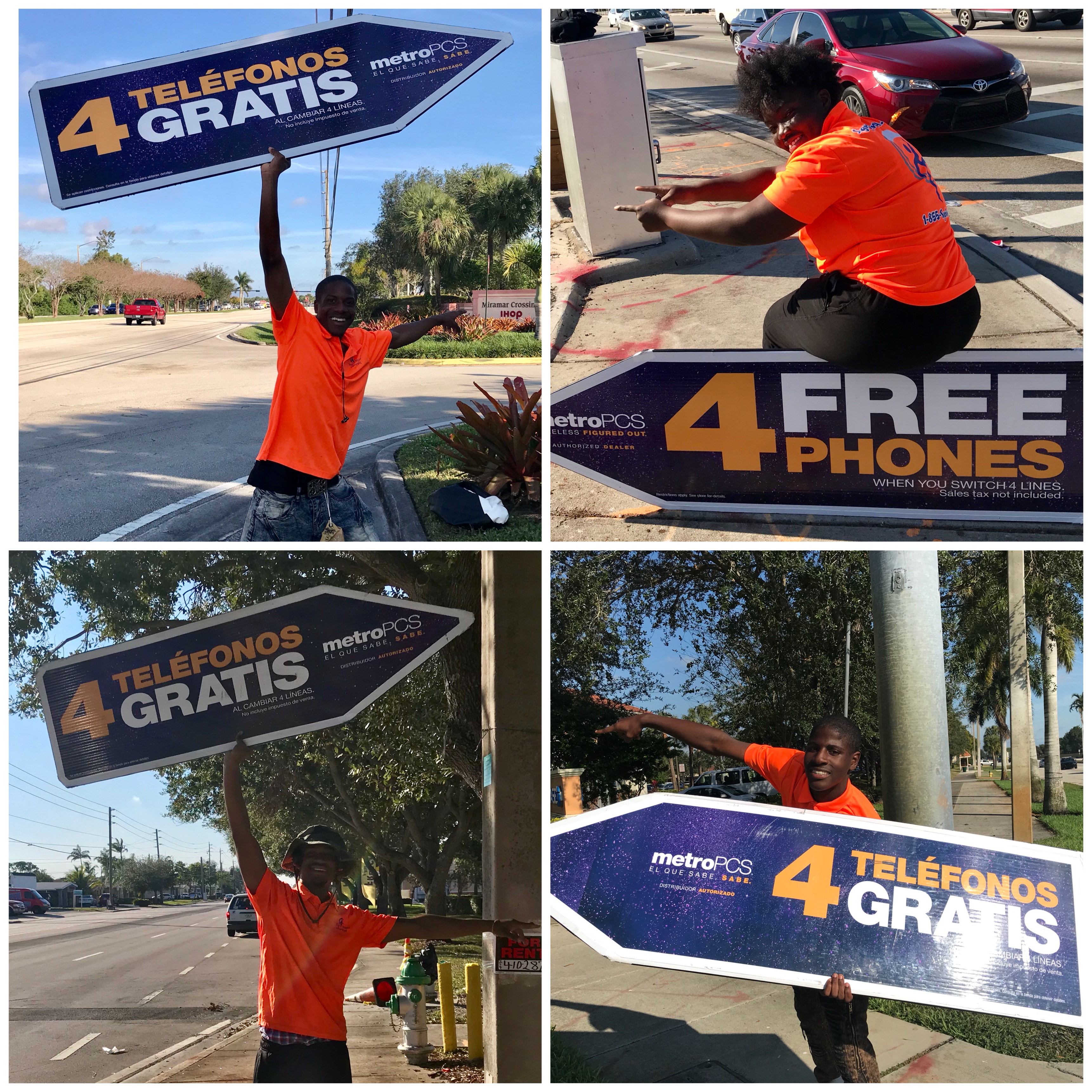 Sign Spinners in Fort Lauderdale, Miami and Palm Beach