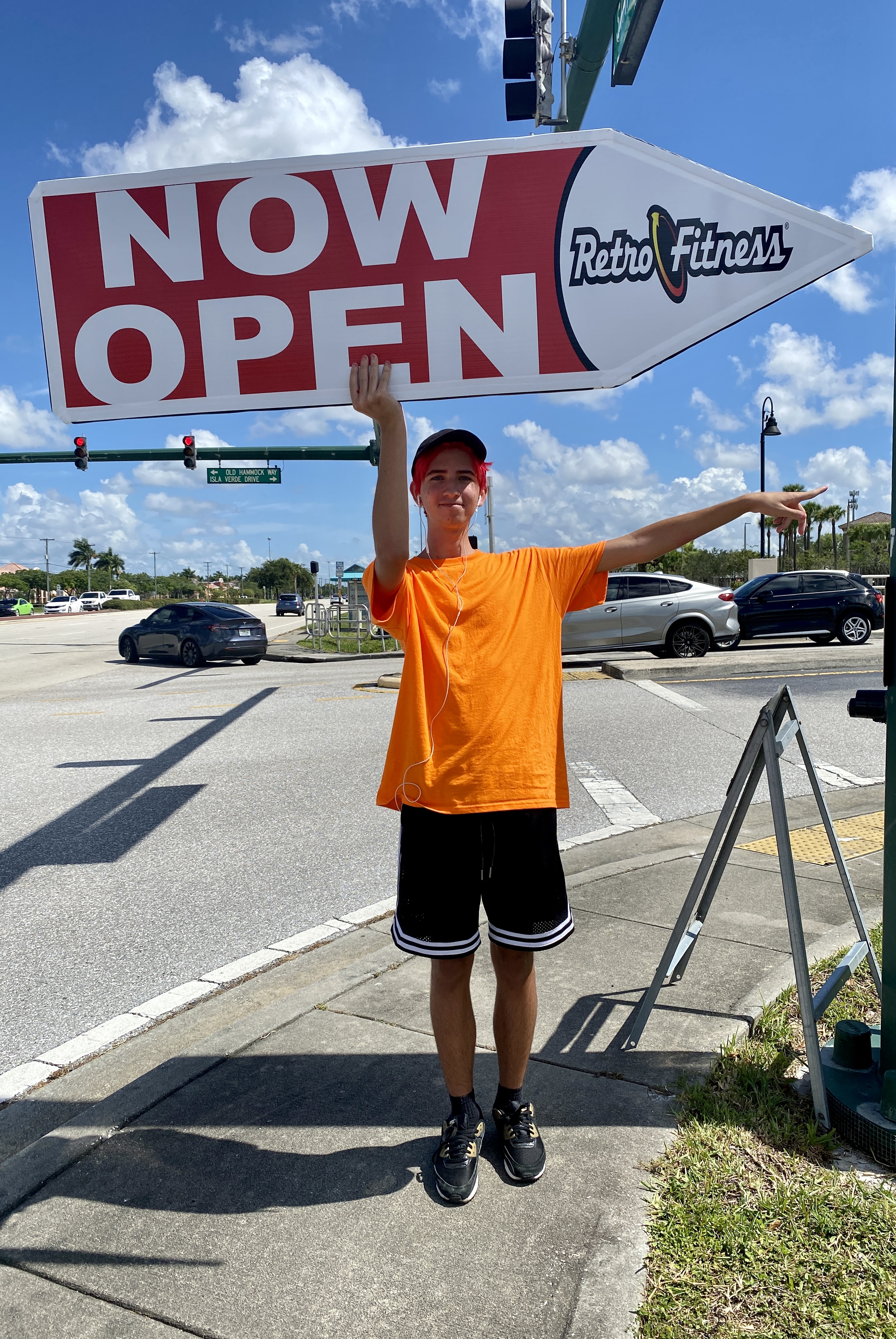 Sign Spinners Retro Fitness Miami