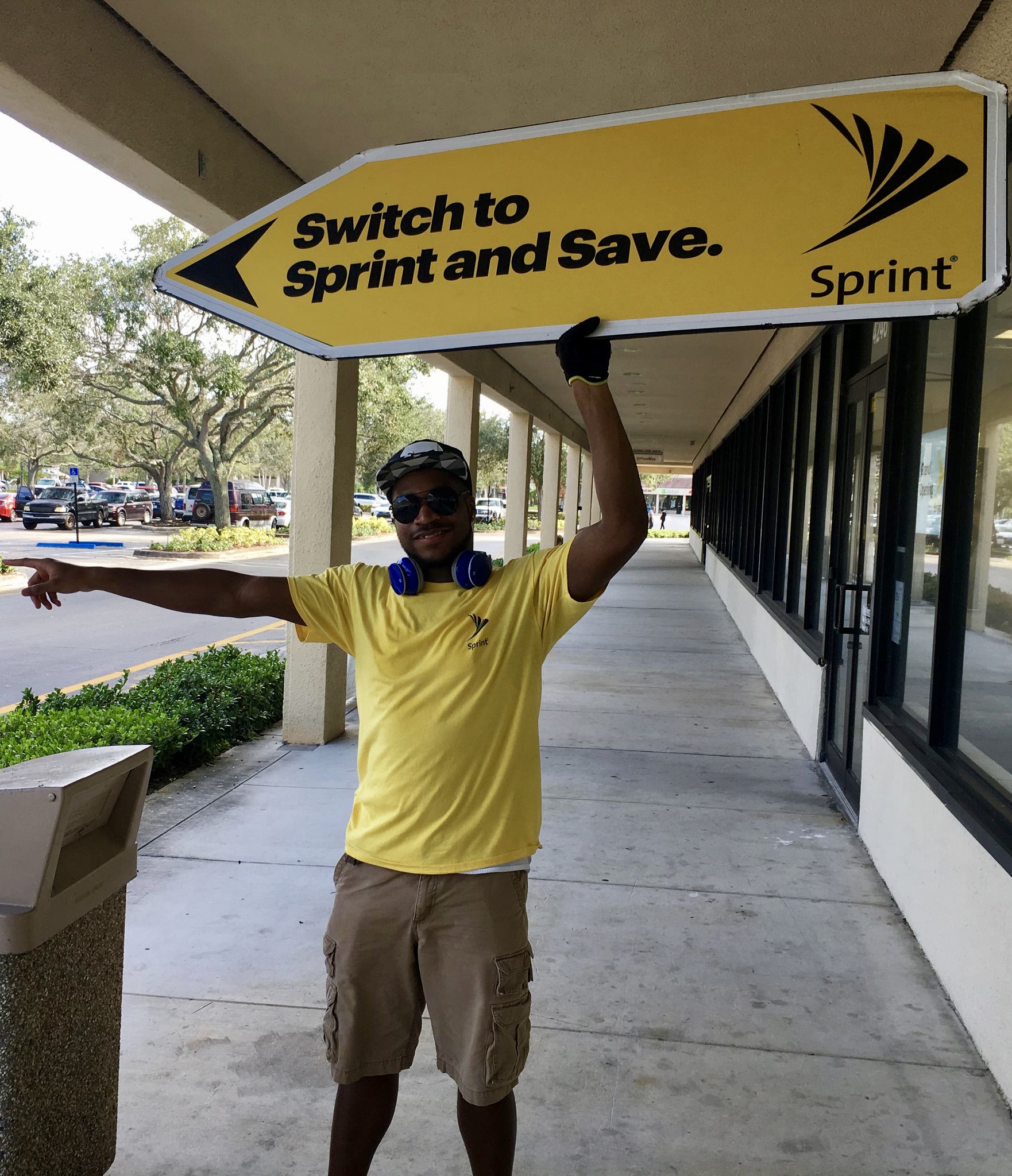 Sign Spinners for Sprint Wireless Miami
