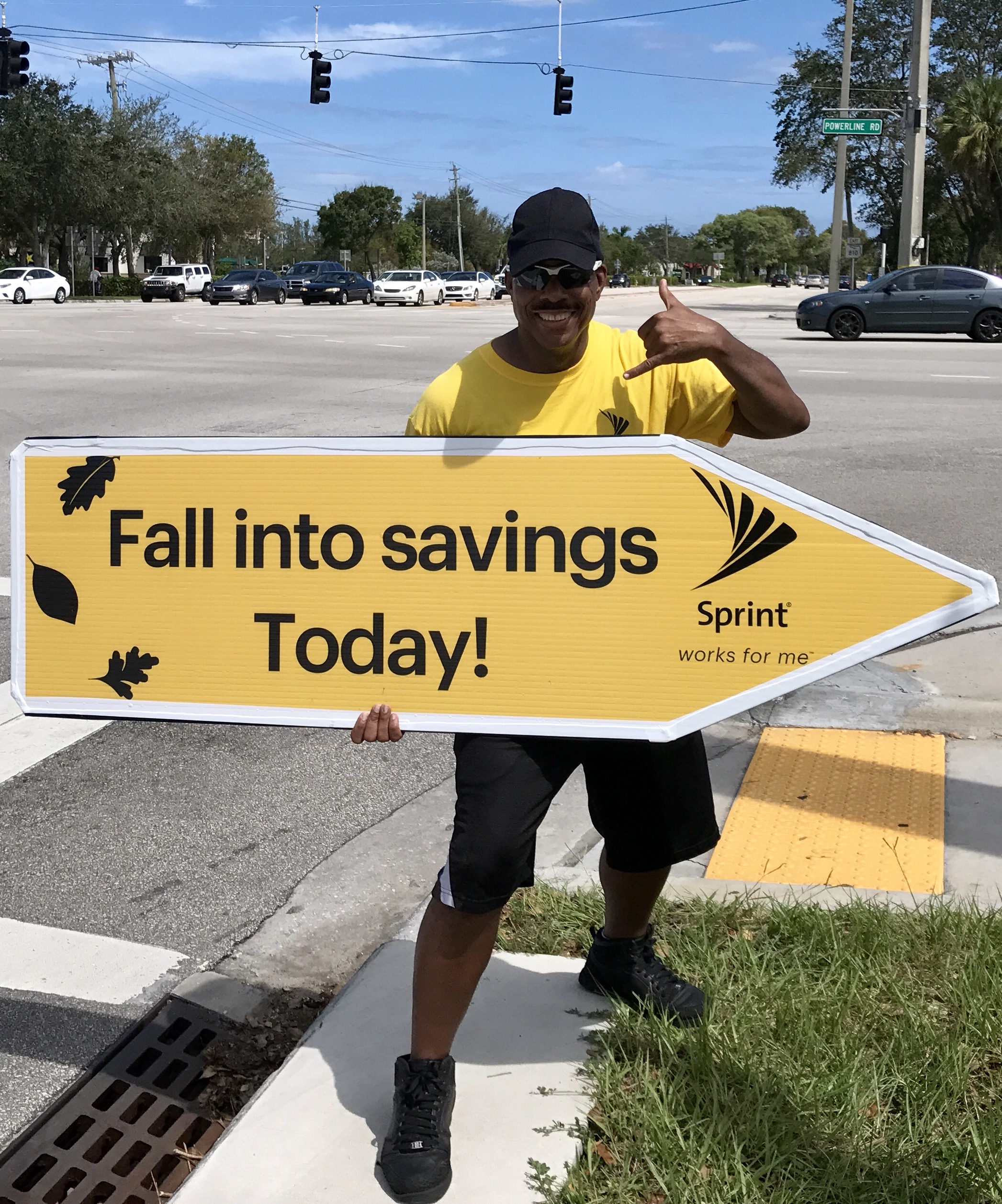 Sign Spinners for Sprint Fort Lauderdale Florida