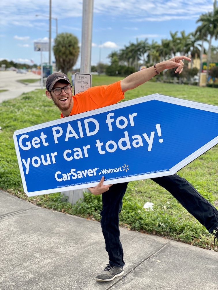 Sign Spinners for Walmart Fort Lauderdale