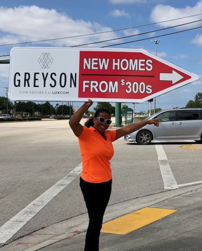 Sign Spinners for Greyson West Palm Beach