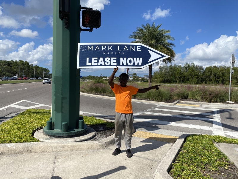 Sign Spinners for Mark Lane in Naples FL