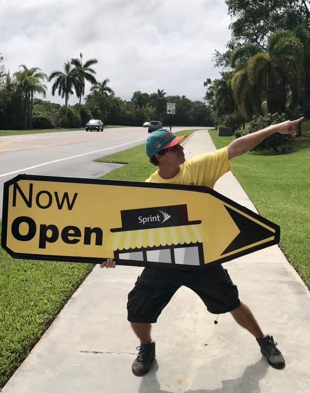 Sign Spinners for Sprint Wireless Florida