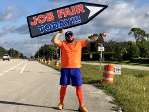 Sign Spinners job fair naples florida